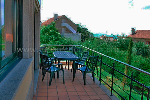 Casa de vacaciones en Sanxenxo - terraza
