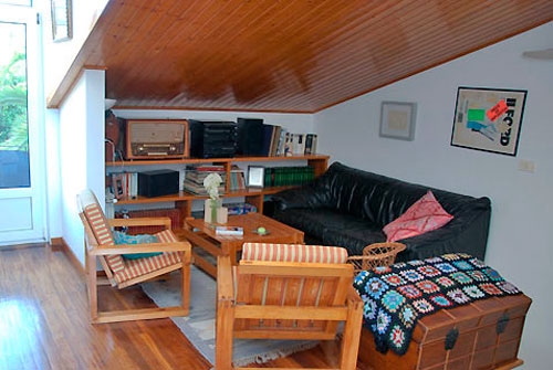 Casa de vacaciones Eidos en Baiona - sala lectura