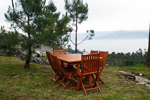 Casa Completa O Mirador en Muros - jardin