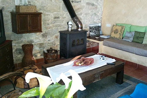 Casa Completa O Mirador en Muros - salon