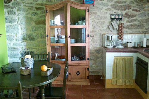 Casa Completa O Mirador en Muros - cocina