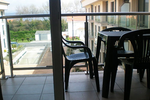 Apartamentos de vacaciones en Fisterra - terraza