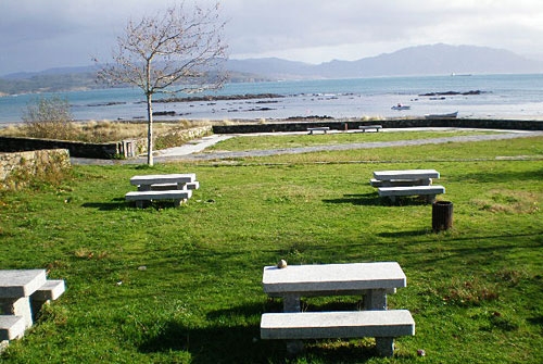 Apartamentos de vacaciones en Fisterra - jardin