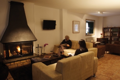 Casa Rural Parada de Francos - chimenea